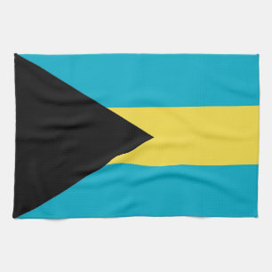 Kökshandduk med Flagga av Bahamas