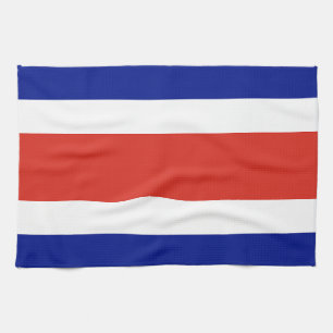Kökshandduk med Flagga av Costa Rica