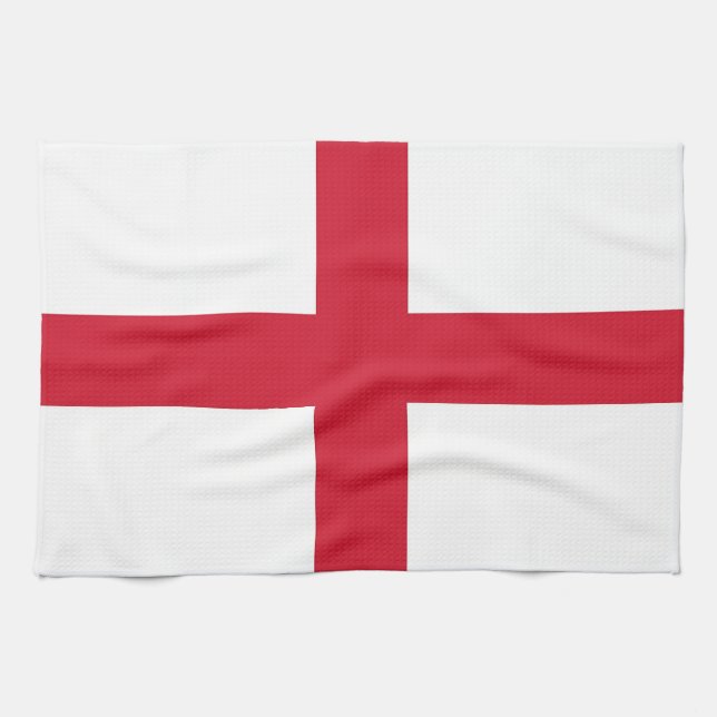 Kökshandduk med Flagga av England (Horisontell)