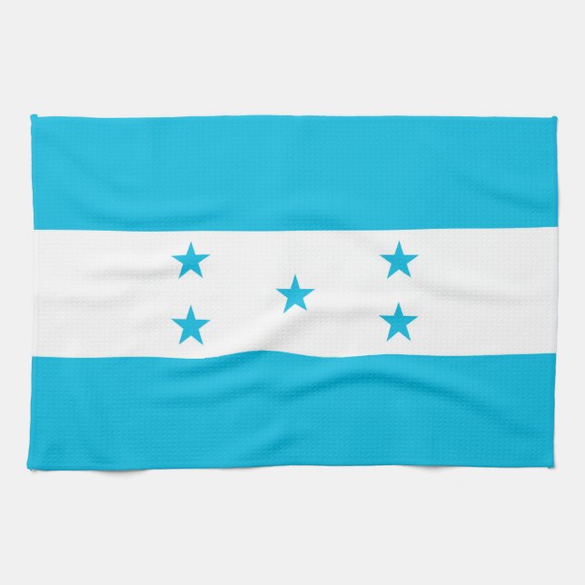 Kökshandduk med Flagga av Honduras (Horisontell)