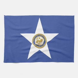 Kökshandduk med Flagga av Houston, USA