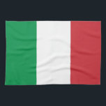 Kökshandduk med Flagga av Italien<br><div class="desc">Utöka ditt kök med en droppe italiensk charm med den här fina kökshandduken med Italiens flagga! Den här handduken är inte bara ett kök som är nödvändigt. Den är en firande av den italienska kulturen och det italienska arvet. Den sjudande designen visningar stolt den koniska trifärgsformade flagga av Italien -...</div>