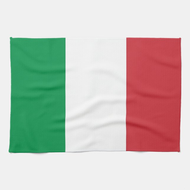 Kökshandduk med Flagga av Italien (Horisontell)
