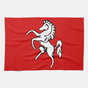 Kökshandduk med Flagga av Kent, England