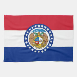 Kökshandduk med Flagga av Missouri, USA