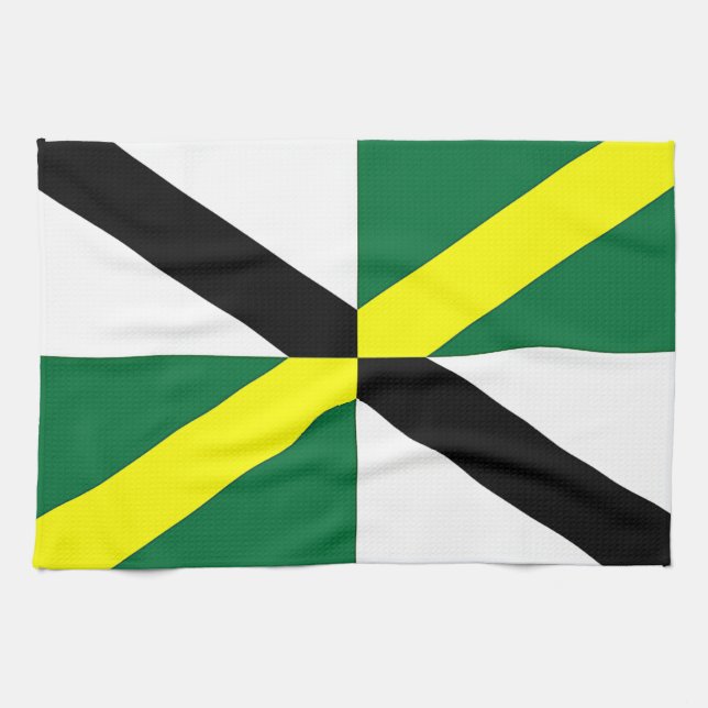 Kökshandduk med Flagga av Monterey City, USA (Horisontell)