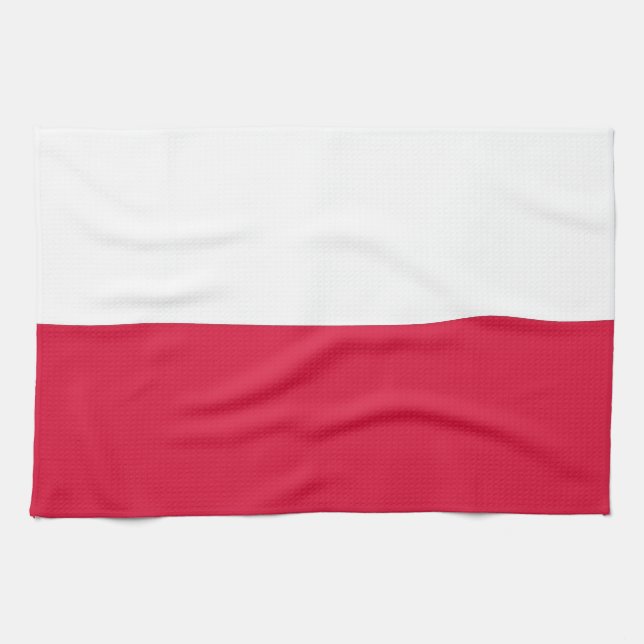 Kökshandduk med Flagga av Polen (Horisontell)