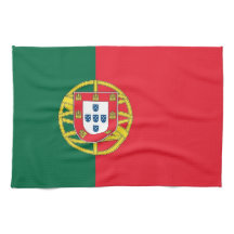 Kökshandduk med Flagga av Portugal