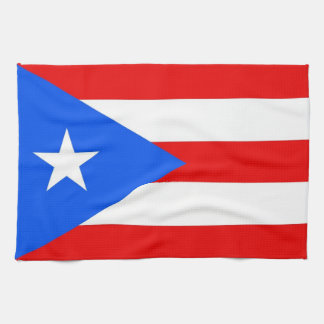 Kökshandduk med Flagga av Puerto Rico