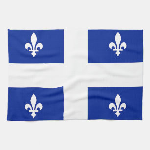 Kökshandduk med Flagga av Quebec, Kanada