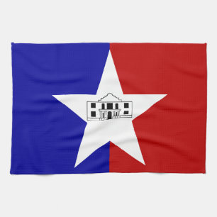 Kökshandduk med Flagga av San Antonio, USA