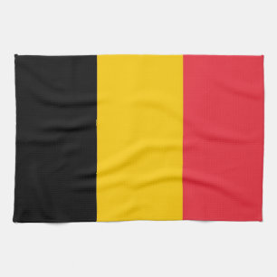 Kökshandduk med Flagga från Belgien