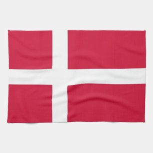 Kökshandduk med Flagga från Danmark