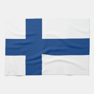 Kökshandduk med Flagga från Finland