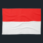 Kökshandduk med Flagga från Indonesien<br><div class="desc">Tillsätt ett litet pride till ditt kök med denna vackert designade kökshandduk som innehåller flagga Indonesien. Med det ikoniska röda och vita vågrät rand - som symboliserar mod och renhet - ger den här kökshandduken både funktion och innebörd i din dagliga rutin. Vare sig det används för att torka händer,...</div>