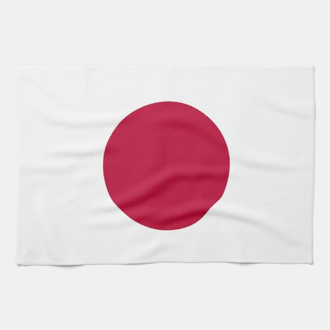 Kökshandduk med Flagga från Japan (Horisontell)