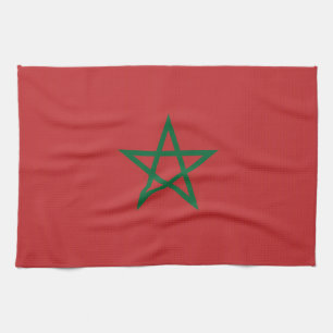 Kökshandduk med Flagga från Marocko