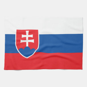 Kökshandduk med Flagga från Slovakien