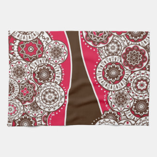 Kökshandduk med folkprydnaden