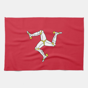 Kökshandduk med Isle of Man Flagga, Förenade kunga