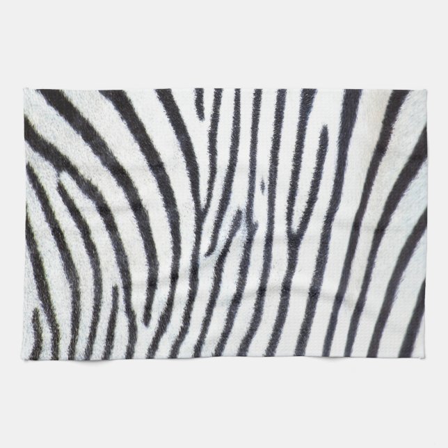 Kökshandduk med Zebra Design (Horisontell)