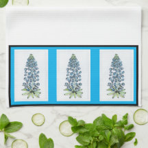 Kökshandduk - NGA Blue Bonnets