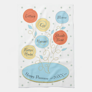 Kökshandduk "PassoverSeder Plate"