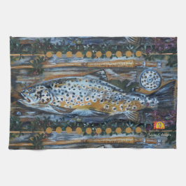 Kökshandduk Skitfiske