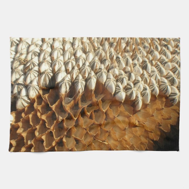 Kökshandduk - Solrosfrö (Horisontell)