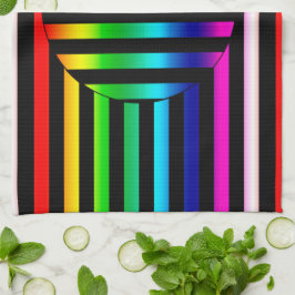 Kökshandduk - strimlad optisk bild