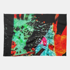 Kökshanddukar av klar abstrakt, Lugn höst