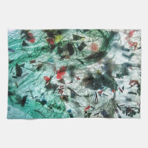 Kökshanddukar av mjuk abstrakt, Abstrakt hem