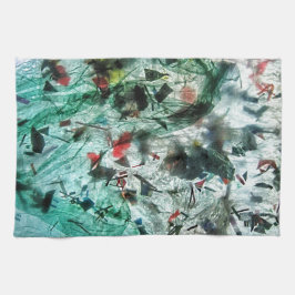 Kökshanddukar av mjuk abstrakt, Abstrakt hem