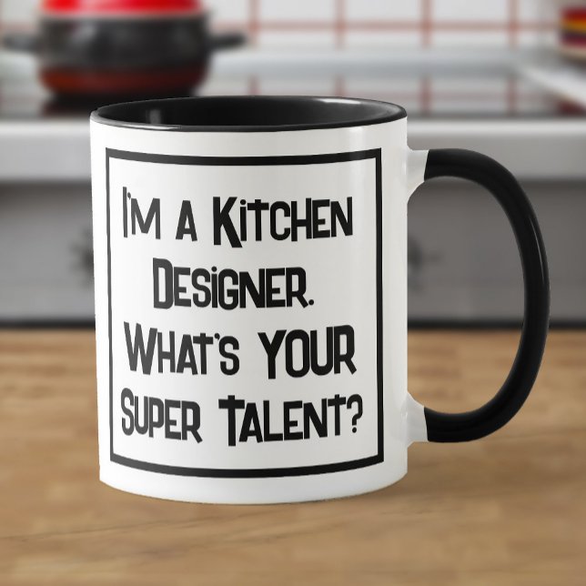 Köksinredare Super Talang. Tvåtons Kaffemugg (Skapare uppladdad)