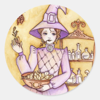 Köksmagi Runt Klistermärke