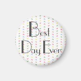 Köksmagnet | Bästa dag någonsin - fotoinnehavare Magnet