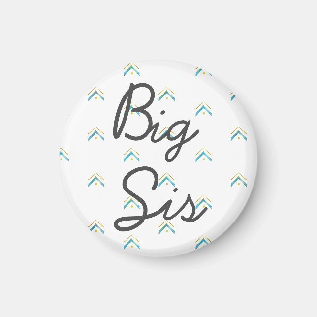 Köksmagnet | Big Syrran Sister Photo Holder Magnet (Framsidan)