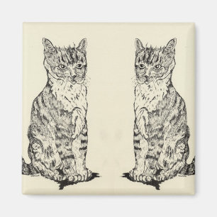 Köksmagnet Twin Cats Magnet