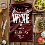 Köksmåltid utan Vin Kökshandduk<br><div class="desc">Meal without Vin Kitchen Towel - många säger att vin är en helare. En vin om dagen ger hälsofördelar som till och med bidrar till att stressa och lossa efter en lång dag. I firande i denna vetenskapliga rast har vi designat den ultimata, kvicksilverhandduken, vin färg (naturligtvis!). "En måltid utan...</div>