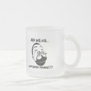 Koksmann am Morgen Frostad Glasmugg