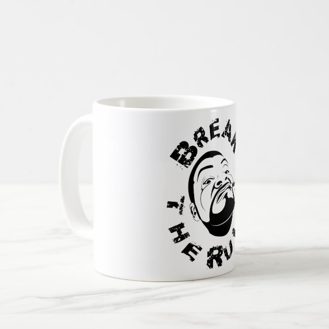 Koksmann bryt mot reglerna kaffemugg (Framsida vänster)