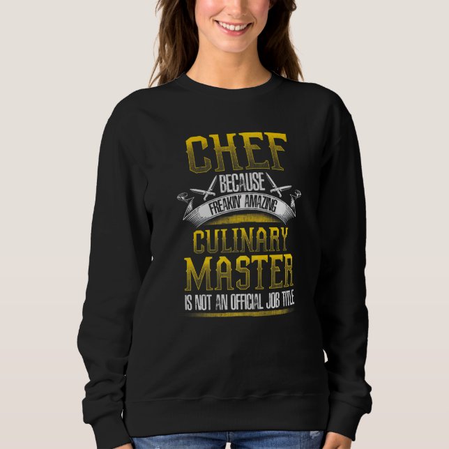 KÖKSMÄSTARE  Chefer Matlagning T Shirt (Framsida)