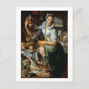 Köksmöret (med Kristus, Mary och Martha) c. Vykort
