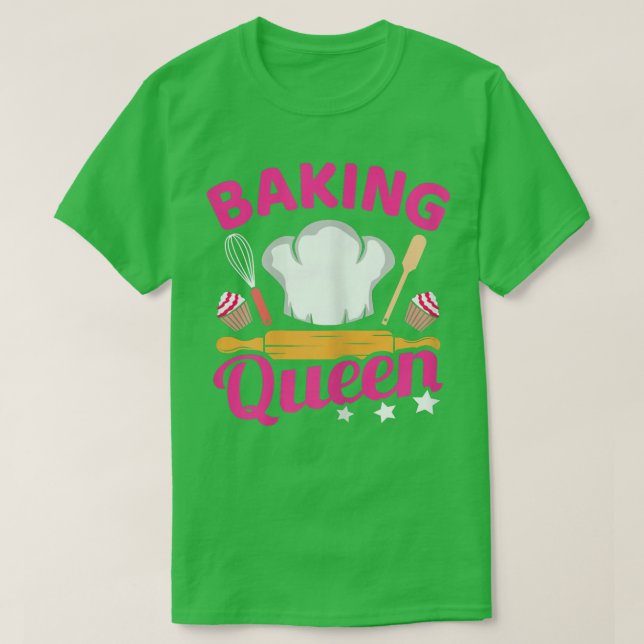 Kökssäck för kvinnor t shirt (Design framsida)
