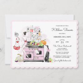 Köksskö för Möhippa av återkök Inbjudningar