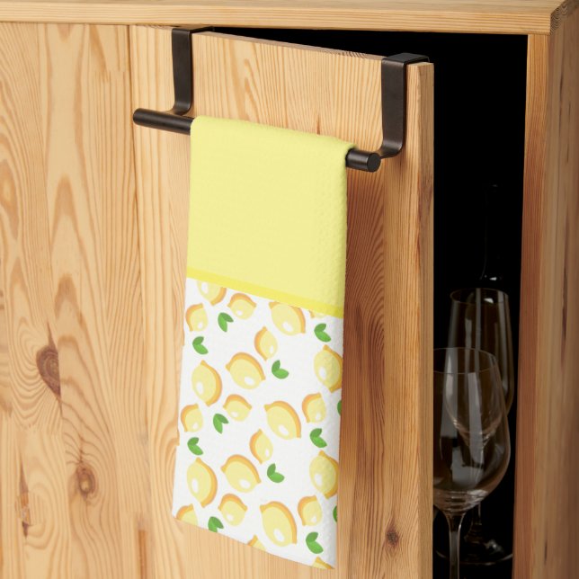 Kökssnurrevad - Lemons Kökshandduk (Thirds Fold)