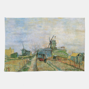 Köksträdgård i Montmartre av Vincent van Gogh Kökshandduk