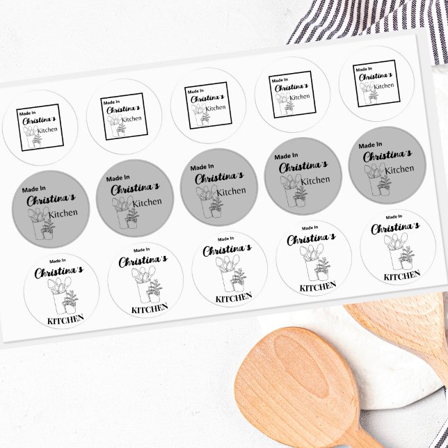 Köksträspån av [ditt namn] klistermärke (Skapare uppladdad)