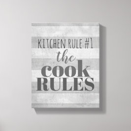 köksväggkonst humor canvas typography