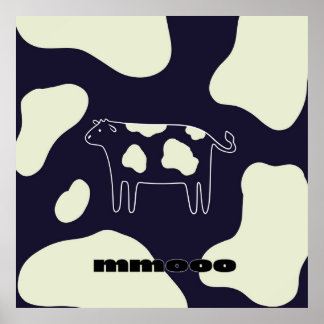 Koksvart och vitt poster